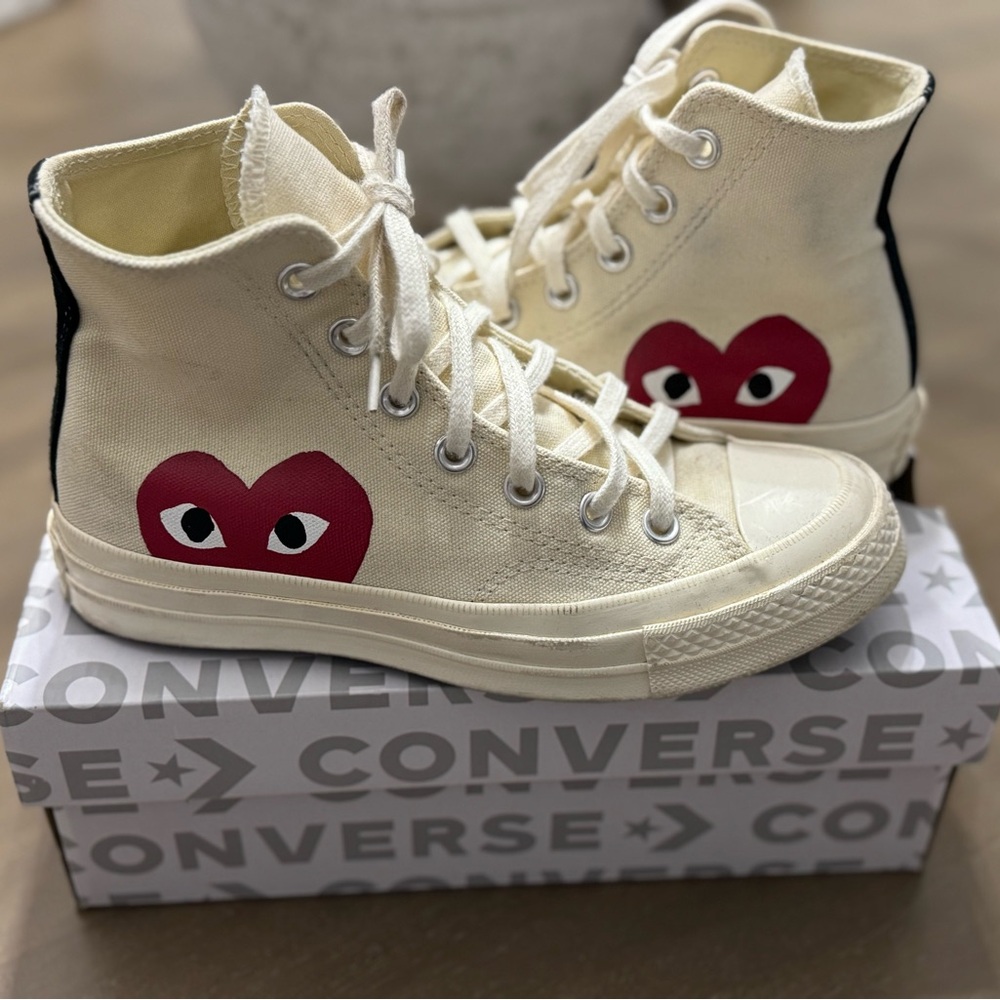 Comme des Garçons PLAY x Converse Chuck 70 High Top Sneakers